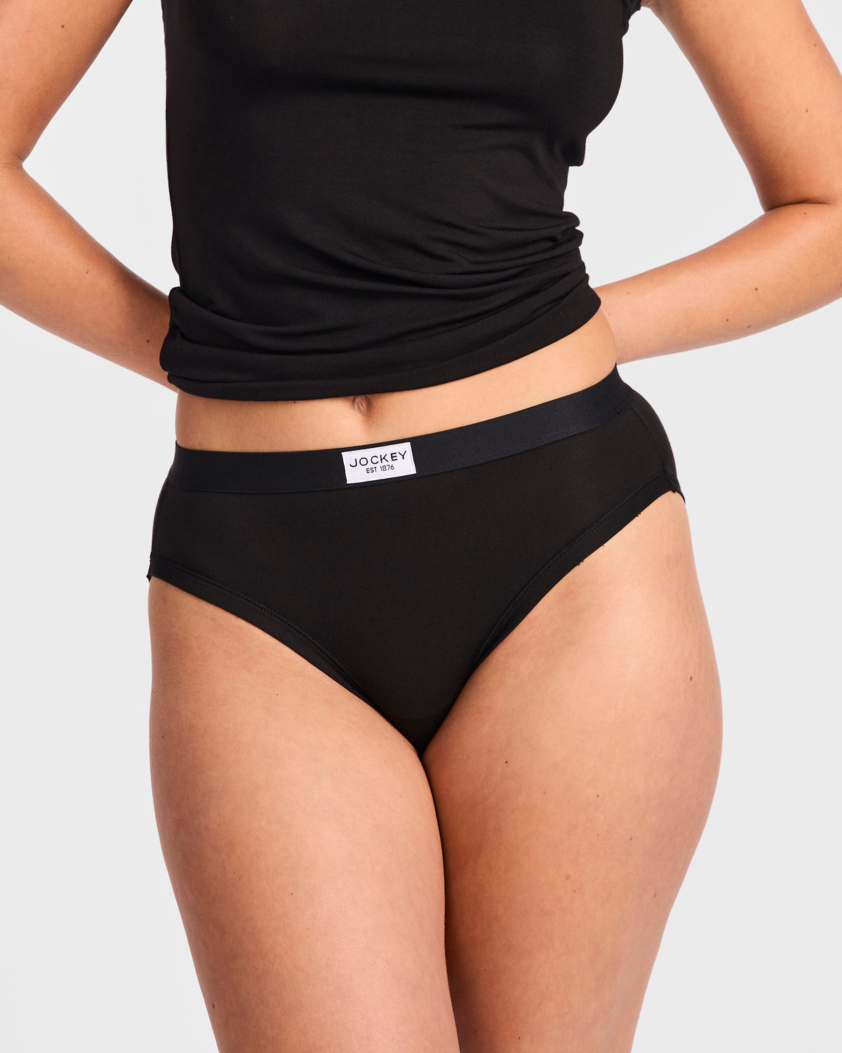 Jockey Women’s Comfort Classics Bamboo Hi Cut Brief
