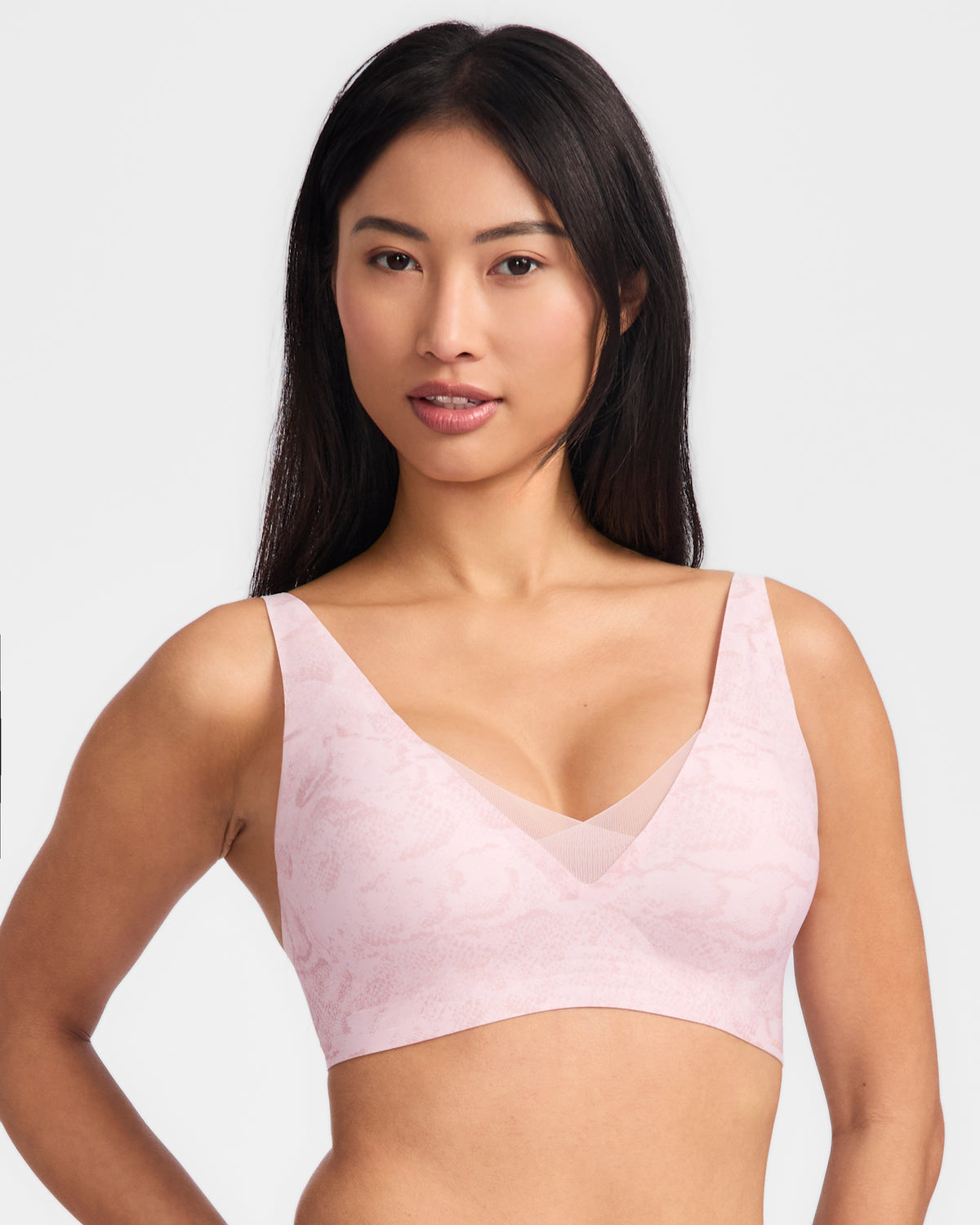 Jockey Women's Sheer Edge Plunge Bra