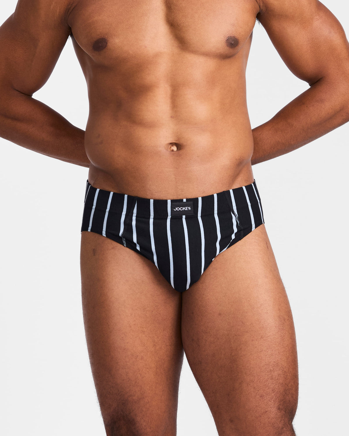 Jockey Men's Sport Stripe Brief 2 Pack
