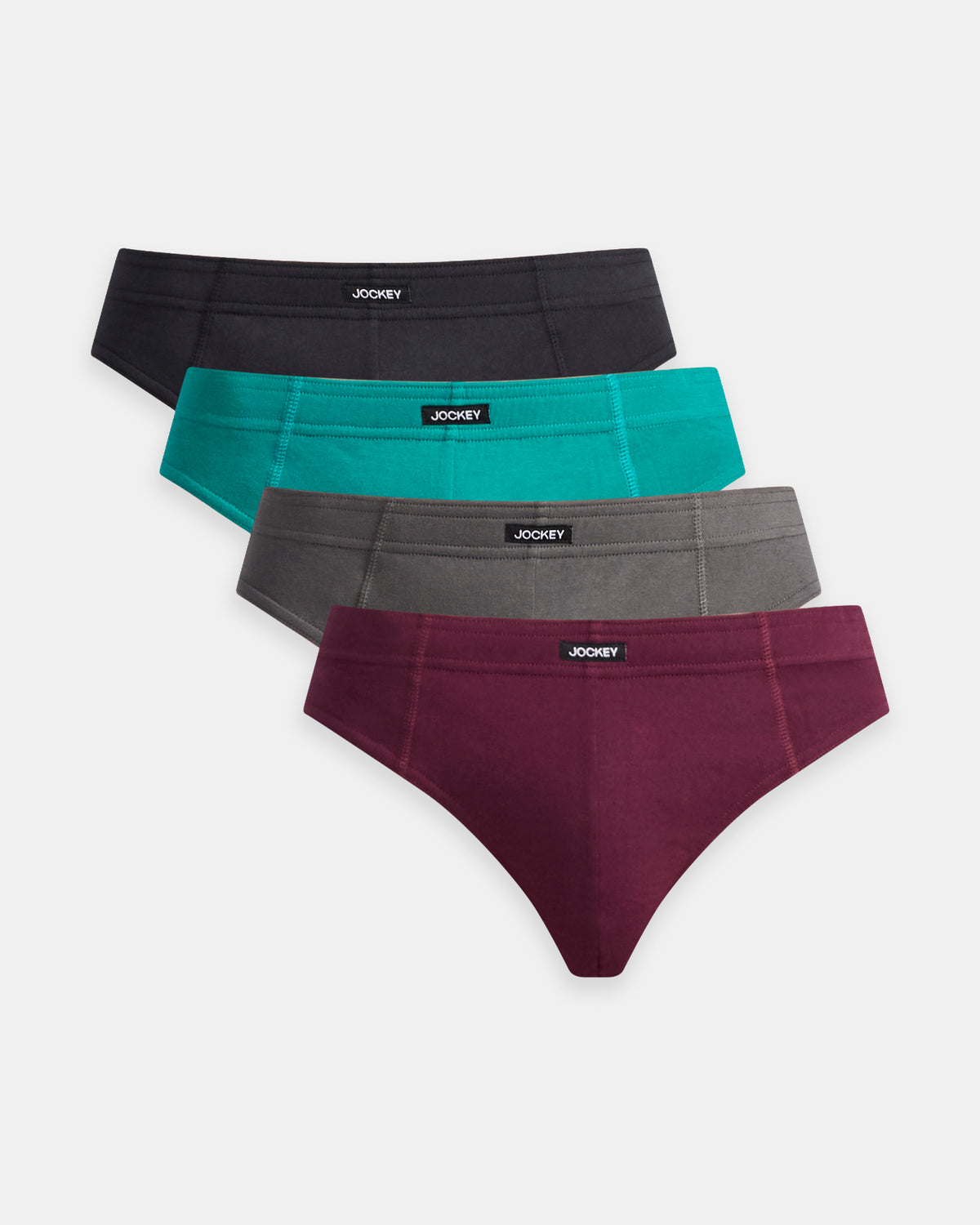Jockey Men's Tunnel Waist Brief 4 Pack