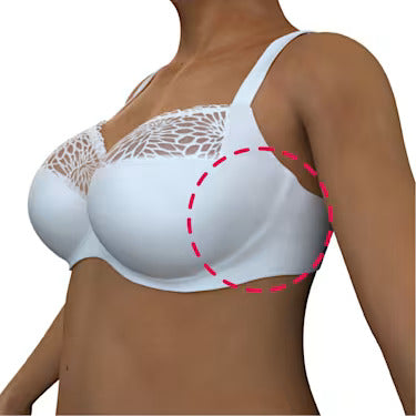 It pokes my underarms